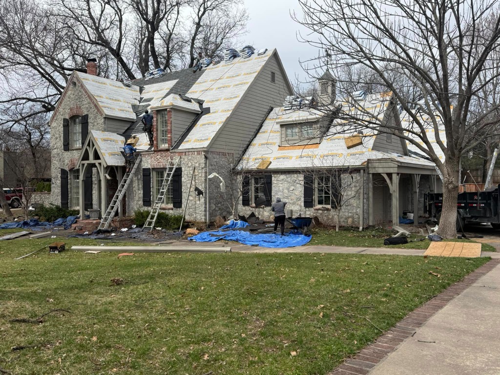 Installing underlayment on a complex roof